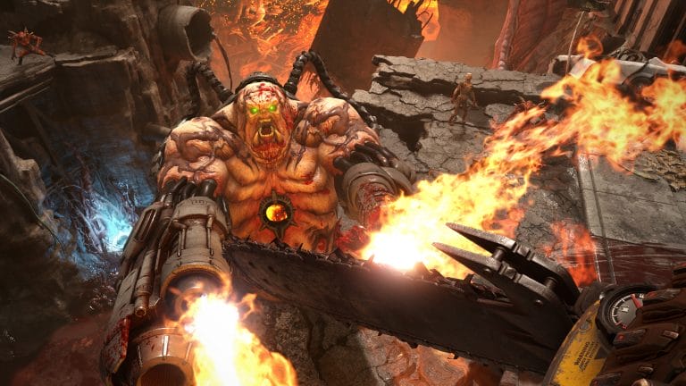 Heel veel chaos, demonen en bloederige Glory Kills in nieuwe gameplaybeelden van DOOM Eternal