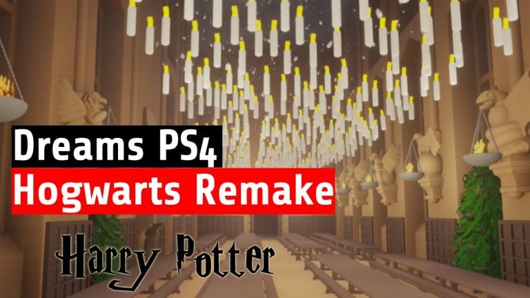 Indrukwekkend: Hogwarts uit de Harry Potter-films volledig nagemaakt in PS4-game Dreams