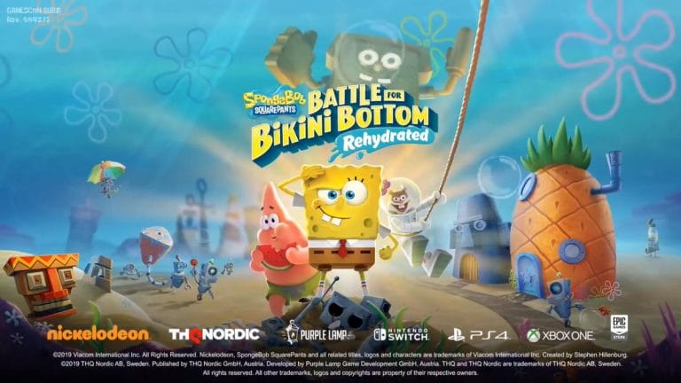 Bekijk hier gloednieuwe gameplay van SpongeBob SquarePants: Battle for Bikini Bottom – Rehydrated