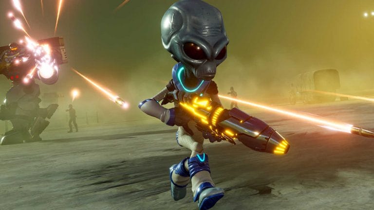 Crypto neemt het op tegen The Blisk in de nieuwe trailer van Destroy All Humans 2: Reprobed
