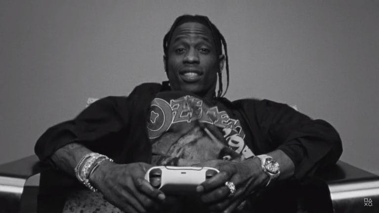 Sony en Travis Scott gaan  samenwerken en dat begint met een PS5 video gemaakt door de rapper zelf