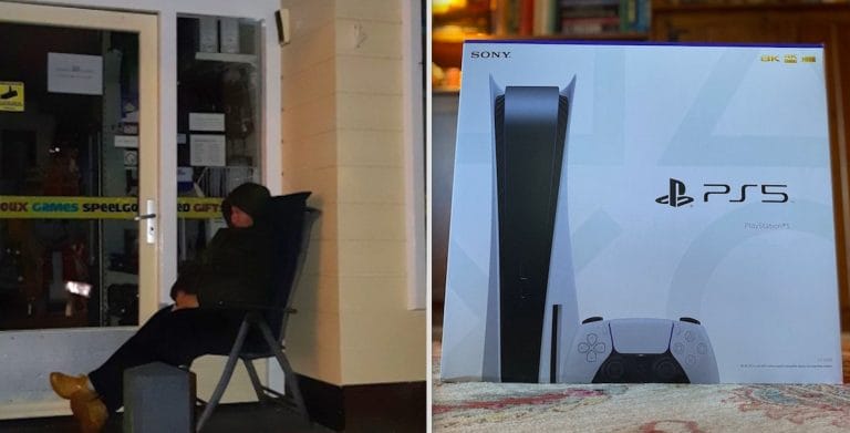 Hoe ver zou jij gaan voor een PlayStation 5? Nederlander slaapt in de kou voor deur van speelgoedwinkel