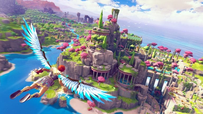 launch trailer vrijgegeven van Immortals Fenyx Rising, de open wereld RPG die vandaag uit is