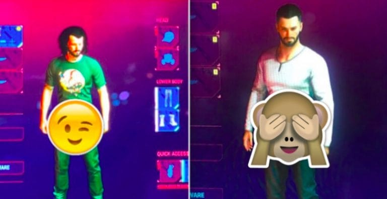 Heel gênant foutje in topgame Cyberpunk 2077: penis van hoofdpersonage is constant te zien (foto’s)