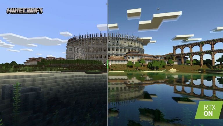 Ray Tracing nu voor iedereen beschikbaar in de PC-versie van Minecraft – Trailer