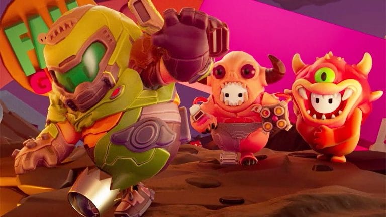DOOM Eternal skins komen naar Fall Guys, want waarom ook niet?