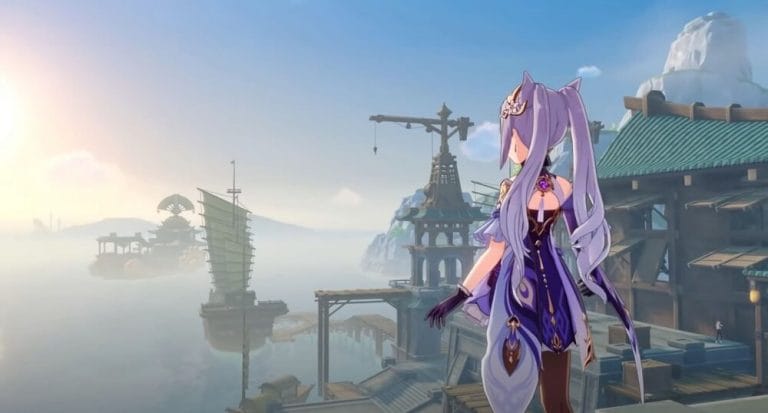 Relaxen met speelbare personage Keqing in de nieuwe trailer van Genshin Impact