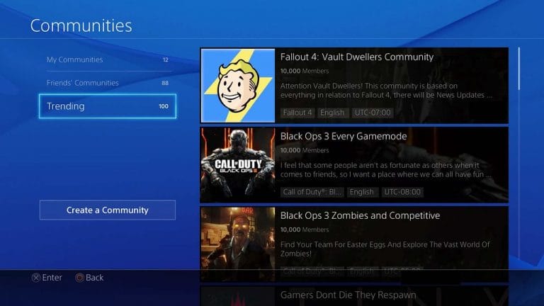 Sony gaat helemaal stoppen met PlayStation Communities