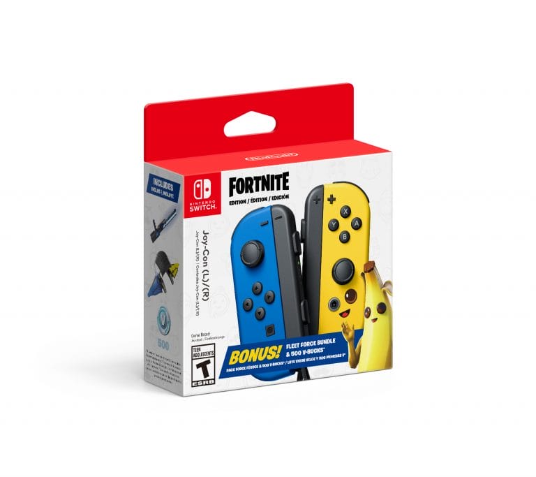 Nintendo kondigt nieuwe set Joy-Con-controllers aan met een Fortnite-thema