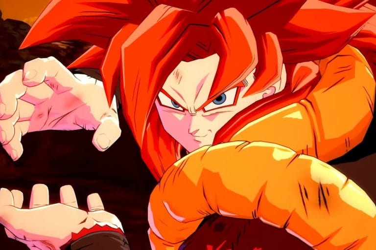 Big bang kamehameha in de launch trailer van Gogeta Super Saiyan 4 voor Dragon Ball FighterZ