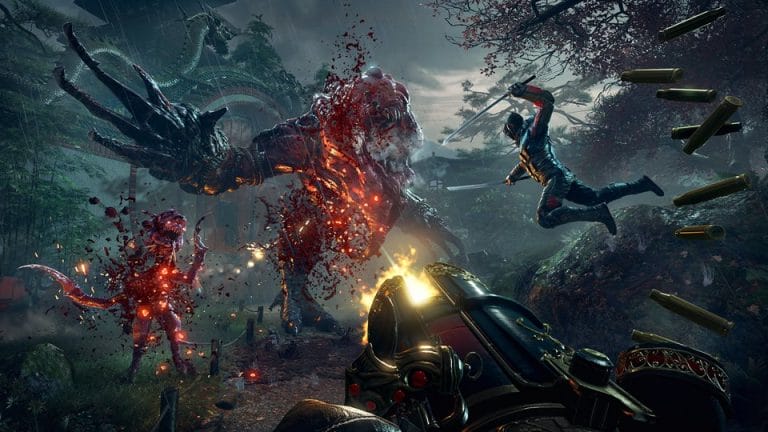Shadow Warrior 3 gameplaytrailer vol met bloederige actie