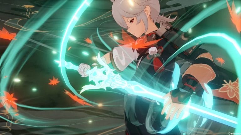Kazuha laat zijn zwaardkunsten zien in gameplay trailers van prachtige free-to-play RPG Genshin Impact