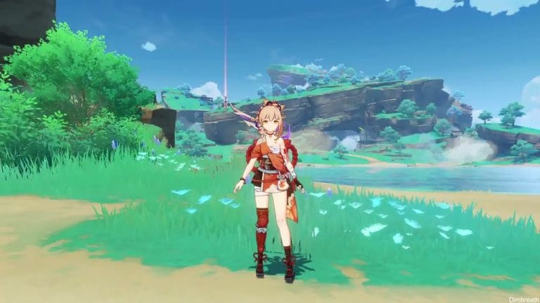 Maak kennis met vuurwerkspecialist Yoimiya die binnenkort speelbaar wordt in Genshin Impact