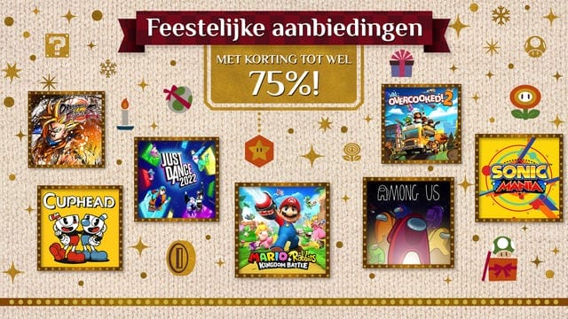 Meer dan duizend games zijn  in de grote feestelijke uitverkoop van de Nintendo eShop