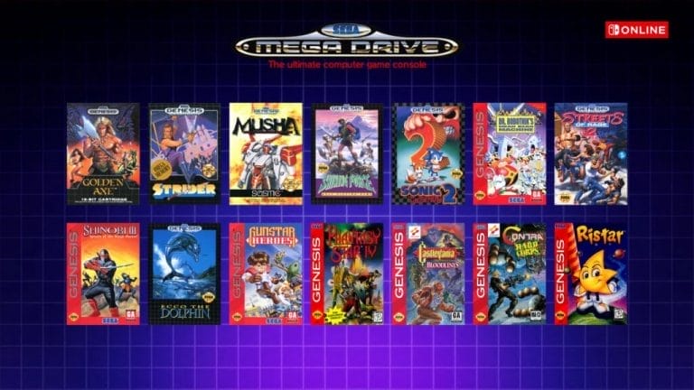 Drie SEGA Mega Drive-games uitgebracht voor leden van Nintendo Switch Online