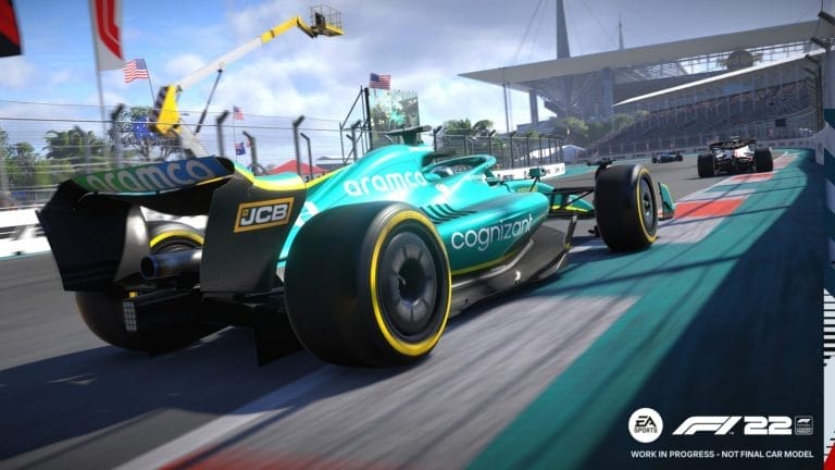 Het Miami circuit in beeld in de nieuwe gameplay trailer van F1 22