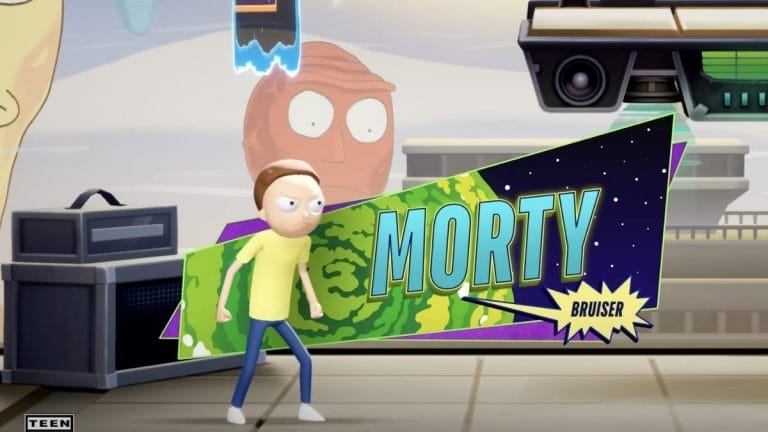 Morty is vanaf vandaag speelbaar in de free-to-play brawl-game Multiversus