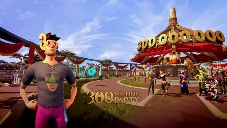 RuneScape viert 300 miljoen accounts met in-game-events in RuneScape en Old School Runescape