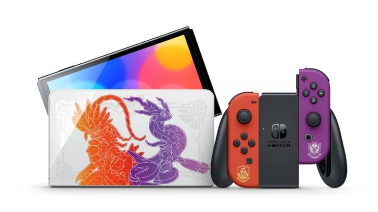 Nintendo kondigt prachtige Pokémon Scarlet & Violet Limited Edition Nintendo Switch OLED aan
