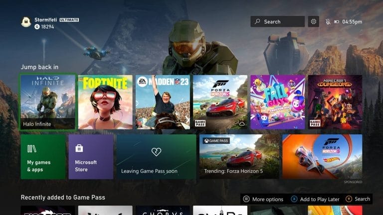 Microsoft test een nieuw Xbox dashboard bij willekeurige spelers