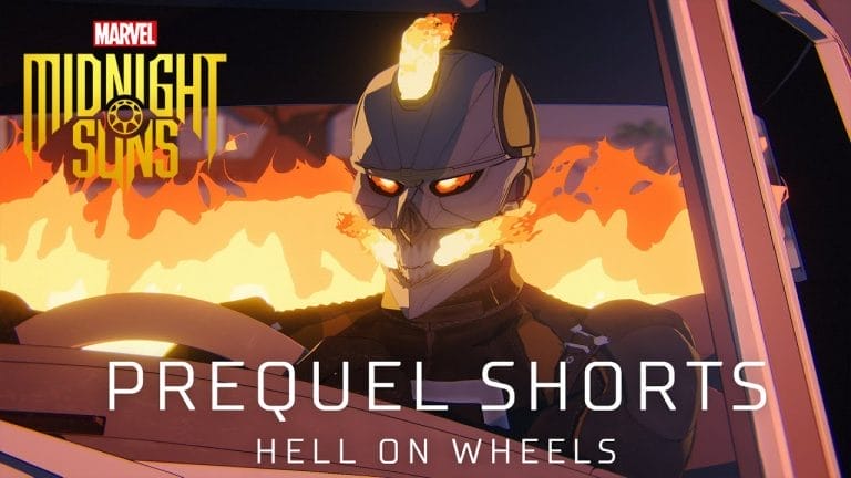 Ghost Rider verbrandt zijn vijanden in de derde prequel Animated Short van Marvel’s Midnight Suns
