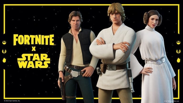 Luke Skywalker, Leia Organa en Han Solo komen deze week naar Fortnite – Trailer