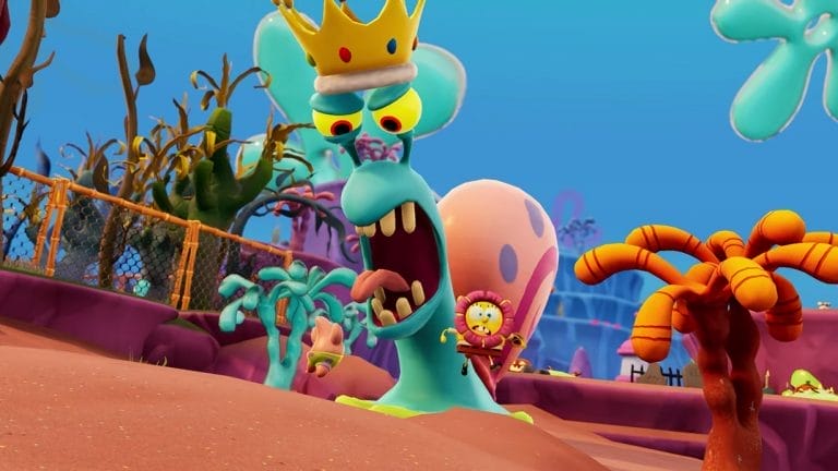 Baasgevechten in de nieuwe trailer van SpongeBob SquarePants: The Cosmic Shake