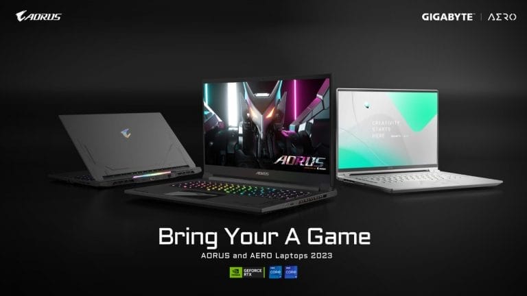 Gigabyte kondigt nieuwe line-up aan krachtige AORUS gaming laptops aan