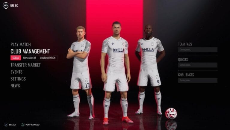 Nieuwe voetbalgame UFL krijgt binnenkort een gesloten beta test