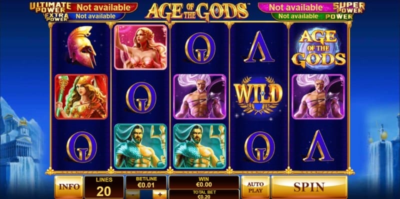 Age Of Gods Playtech