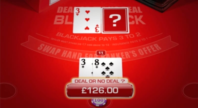 Deal Or No Deal Blackjack Red Tiger