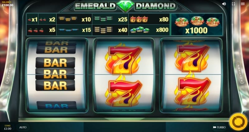 Emerald Diamond Red Tiger