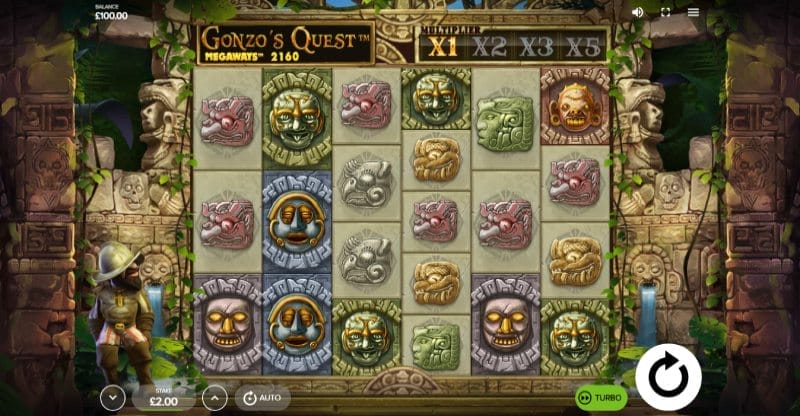 Gonzo's Quest Megaways van NetEnt en Red Tiger