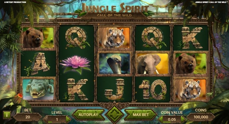 NetEnt Jungle Spirit Call Of The Wild