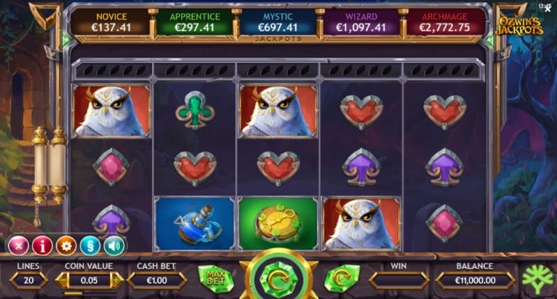 Ozwins Jackpots Yggdrasil