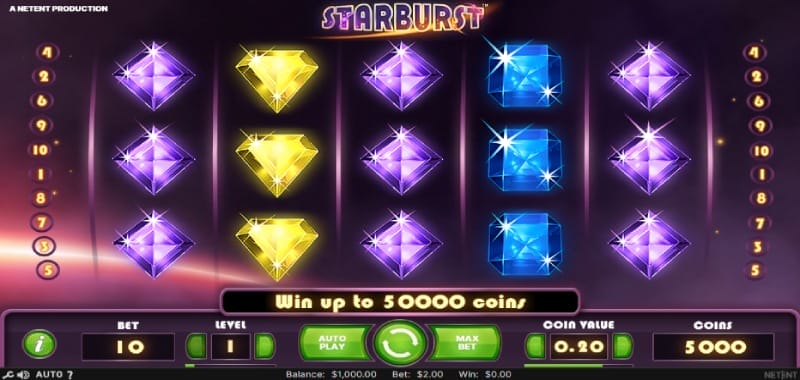 Starburst van NetEnt