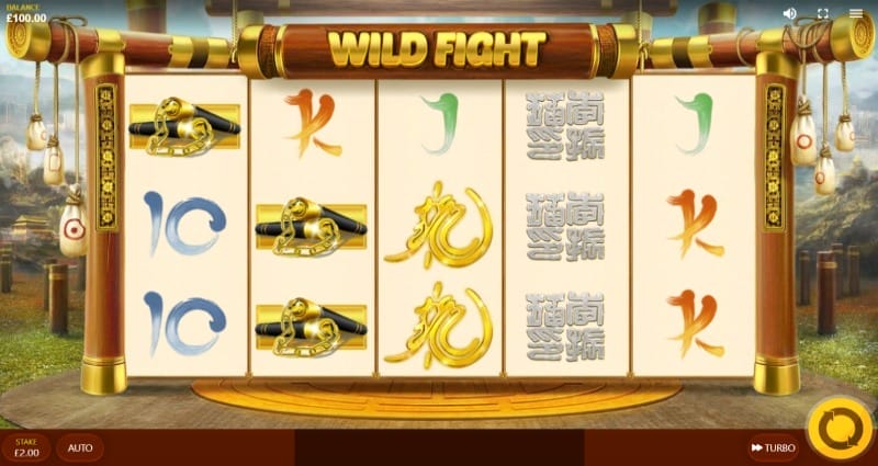 Wild Fight Red Tiger