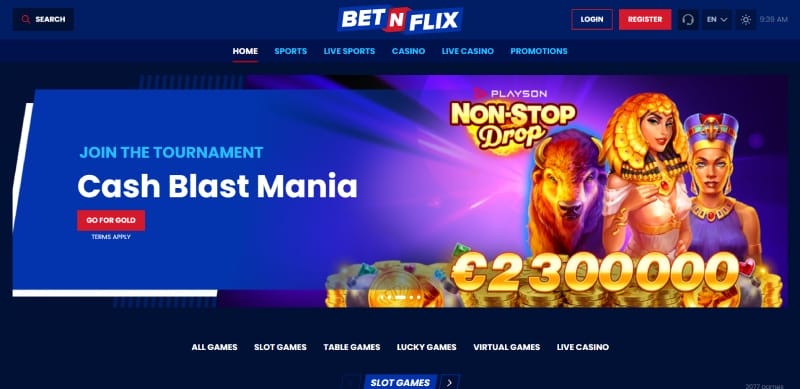 BetNFlix casino review