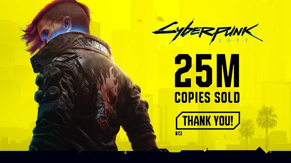 Cyberpunk 2077 25 mil sales