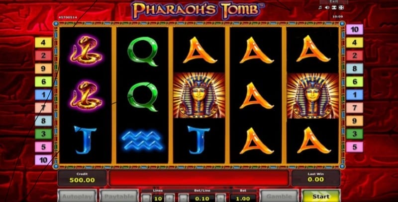 Pharaoh's Tomb Novomatic