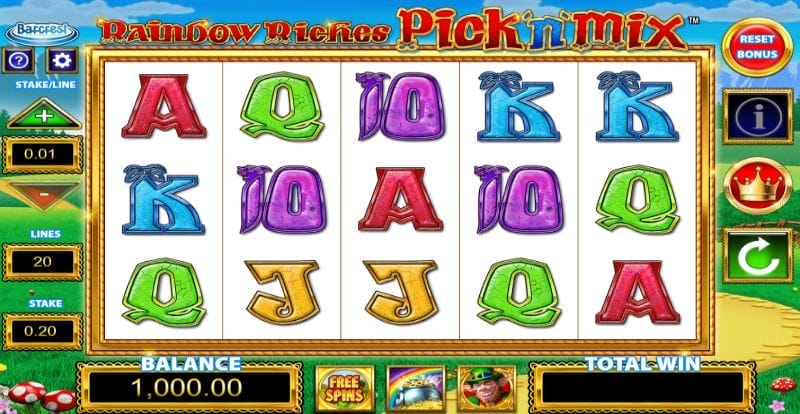 Rainbow Riches Pick 'n' Mix WMS