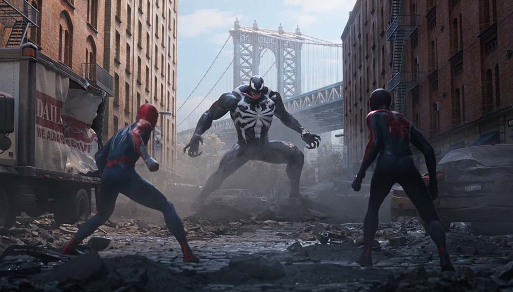 Spider-Man 2 Venom fight