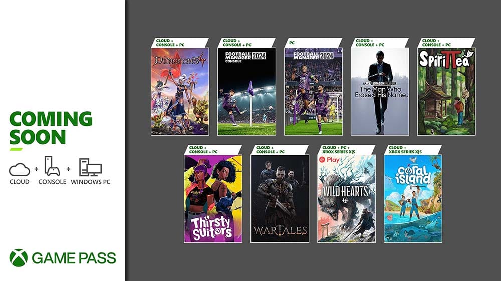 Xbox Game Pass november 2023 games