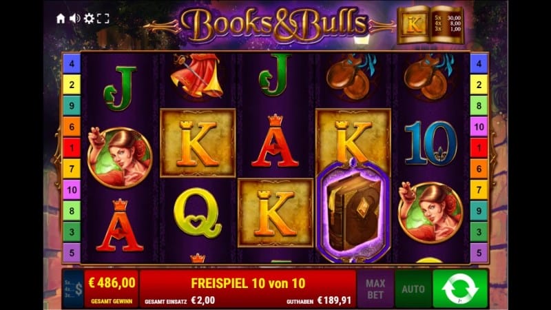 Books And Bulls Gamomat