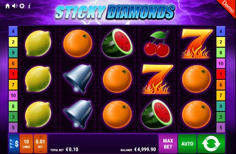 Sticky Diamonds Gamomat