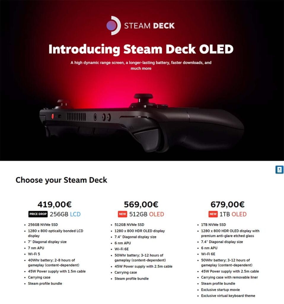 Steam Deck OLED