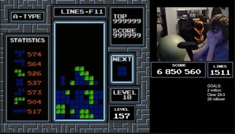 13-jarige gamer haalt echte einde van de 37 jaar oude onmogelijke game Tetris NES