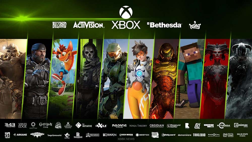 Xbox + Activision + King + Blizzard + King