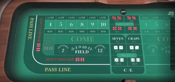 Craps Table
