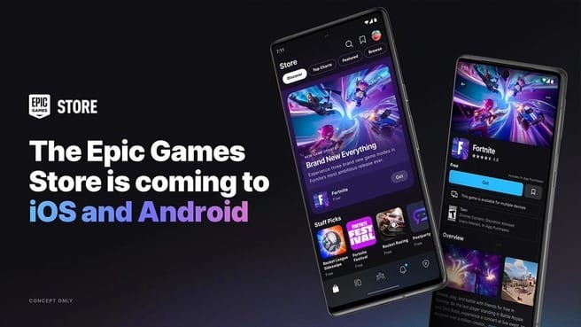 Epic Games Store iOS and Android